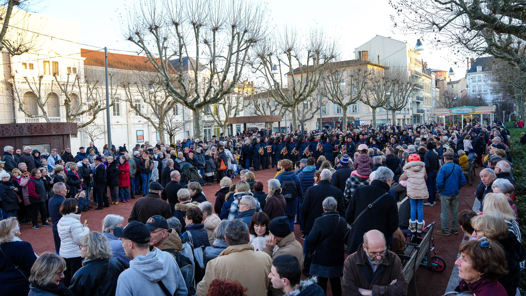 Aubade du samedi par les fanfares Crédit photo : Service Communication de la Ville