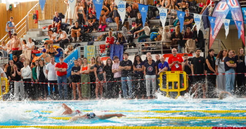 Championnat de France universitaire de natation à la piscine saint exupéry